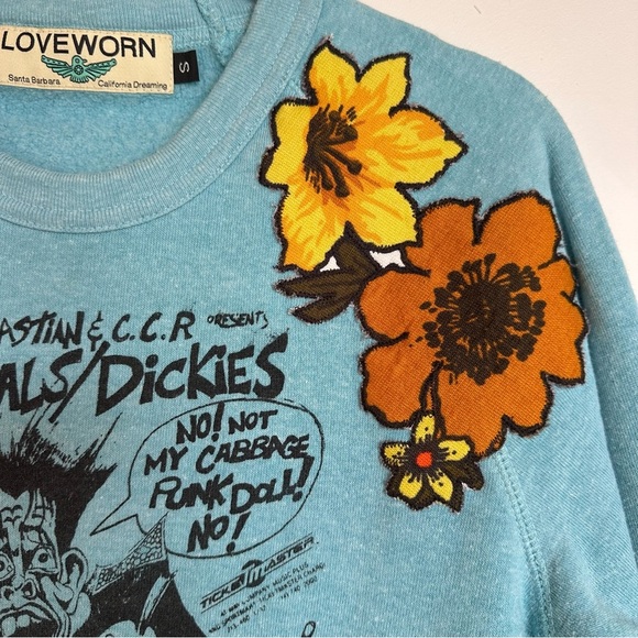 LOVEWORN Santa Barbara Pullover Crewneck Sweatshirt Size Small - Picture 5 of 9